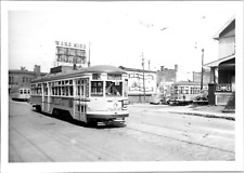 Cleveland Railway CTS Kuhlman Streetcar Trolley Neighborhood 1950s Vintage Photo picture