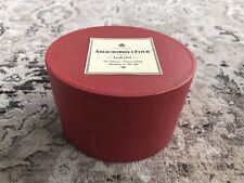 VINTAGE c 1980s Abercrombie & Fitch Red Oval Empty Perfume Storage Paper Box picture