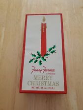 Fanny Farmer Merry Christmas Candy Box.  Empty.  A Great Gift. Box Is Bright. picture