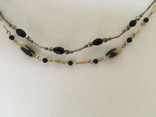Two VTG  silver / seed beads Chokers  / Necklaces picture