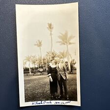 Hialeah, Florida VINTAGE PHOTO 1935 Date Palm Garden Park Grandstand  ￼Original picture
