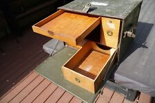 Vintage WWII Military Officer's Field Chest - Kleber Trunk & Bag co. c.1942 picture