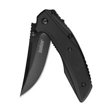 Kershaw Outright Black Pocket Knife, 3 inch 8Cr13MoV Stainless Steel Blade, picture