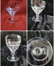 Greyhound/Whippet STEUBEN Signed Goblet Wine Glass Rare Greyhound picture
