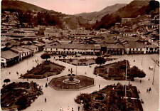 Plaza de Armas, Cuzco, Peru, historic square, colonial buildings, Postcard picture