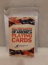 Paralyzed Veterans of America Playing Cards 2012 Limited Edition Military Poker picture
