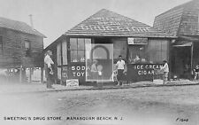 Manasquan New Jersey NJ Sweetings Branch Drug Store Reprint Postcard picture