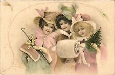 CPA AK Elegant Young Ladies ARTIST SIGNED (1387265) picture