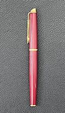 WATERMAN HEMISPHERE RED FOUNTAIN PEN FINE GOLD PLATED M NIB France picture