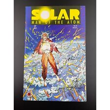 Vintage Valiant Comic Book Solar Man of the Atom Signed X4 Shooter, Perlin, Boli picture