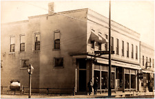 Dentist & Denison Store Co. Main Street Hartford Wisconsin WI 1910s RPPC Photo picture