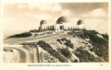 Postcard RPPC California Los Angeles Griffith Observatory 1940s 23-4953 picture