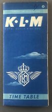 KLM ROYAL DUTCH AIRLINES TIMETABLE FEBRUARY 1948 ROUTE MAP K.L.M.  picture