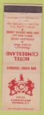 Matchbook Cover - Hotel Cumberland Plattsburg NY picture
