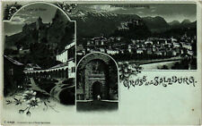 PC CPA AUSTRIA, SALZBURG, CEMETERY ST. PETER, Vintage Postcard (b21334) picture