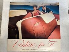 1957 PONTIAC Automobile, Car Sales Brochure, Pamphlet.  Star Chief, Super Chief picture