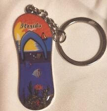 Florida Flip Flop KeyChain Beach Ocean Souvenir  picture
