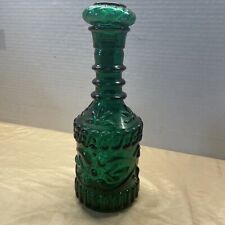 VTG Jim Beam Glass Decanter Cork Stopper 1968 KY DRB 230 Emerald Green 119 5 68 picture