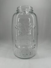 Vintage Large MASON’S PATENT NOV 30TH 1858 STAR & EAGLE 5 Gallon Pickle Jar 14” picture