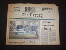 1983 FEB 21 THE RECORD-BERGEN NEWSPAPER - ELECTION MASSACRE IN INDIA - NP 8305 picture