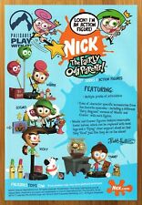 2005 Fairly Odd Parents Action Figures Print Ad/Poster Nickelodeon Toy Promo Art picture
