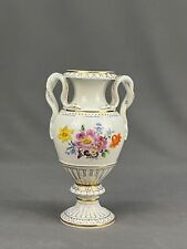 Antique Meissen Neoclassical Hand-Painted Floral 8 3/4