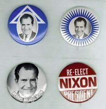 RICHARD NIXON  - 1972 - FOUR (4) Campaign Buttons / Pinbacks -  set # 2 picture
