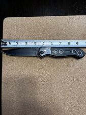 Hunting Knife Foldable SS 4” Blade Black Blade And Handle picture