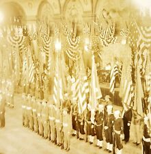 Military WW1 Ceremony Inauguration At White House Real Photo 1910s-20s DWS5C picture