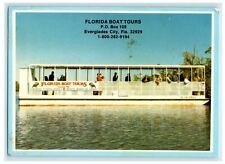 c1970's Florida Boat Tours Everglades City Florida FL Unposted Vintage Postcard picture