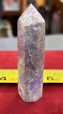 Rare Phosphosiderite Tower 44 Grams 3.25”Natural Crystal Stone Purple Mica Lilac picture