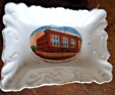 Antique souvenir trinket Dish Wyckoff's Modern Dept Store , Stroudsburg PA picture