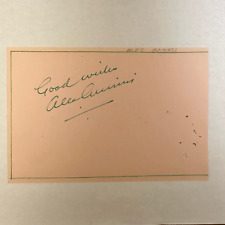 Alec Guinness Laurence Olivier Autographed Signed Paper picture