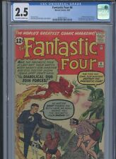 Fantastic Four #6 1962 CGC 2.5 (1st Marvel Villain TeamUp) picture