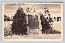 Lexington MA-Massachusetts, Plaque Marking Paul Reveres Capture Vintage Postcard picture