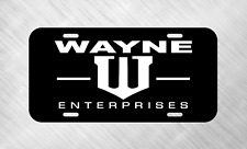 For Batman Wayne Enterprises Funny Movie License Plate Auto Car Tag  picture