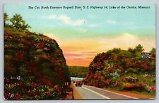 North Entrance Bagnell Dam Ozarks Missouri Posted Vintage Divided Back Post Card picture