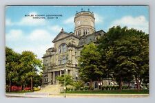 Hamilton OH-Ohio, Butler County Court House, Antique Vintage Souvenir Postcard picture