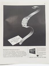 1945 Gruen Curvex Executive Watch Fortune WW2 X-Mas Print Ad Precision picture