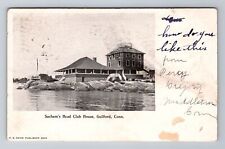 Guilford CT-Connecticut, Sachem's Head Club House, Vintage c1906 Postcard picture