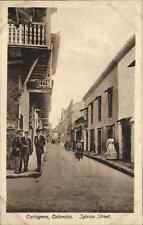 Cartagena Colombia Iglesia Street Scene c1910 Vintage Postcard picture