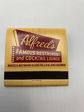 VTG Alfred's Restaraunt and Cocktail Lounge Lake George NY Matches Matchbook picture