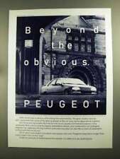 1991 Peugeot 405 Car Ad - Beyond the Obvious picture
