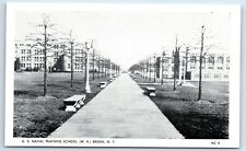 Postcard general view, US Naval Training School (W.R.) Bronx NY b&w A164 picture