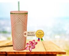 💕Starbucks Pink Pearl Jeweled Tumbler, Venti Size - NEW WITH TAG Fast Shipping picture