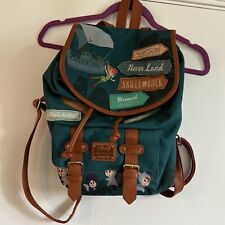 Loungefly Disney Peter Pan Lost Boys Rucksack Backpack Green with Brown Trim picture
