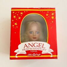 Vintage - 1991 Vinyl Angel Doll Head and Hand Set for Crafts picture