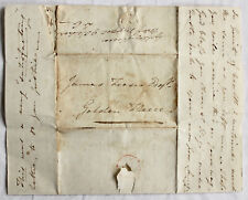 SLAVERY Original Letter JAMES FRASER Slave Estate GOLDEN FLEECE Berbice ca. 1805 picture