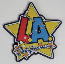 Vintage Los Angeles 3D Magnet L.A. Soft Rubber Colorful Souvenir Fridge Cali picture