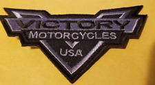 Victory Motorcycles Blackout USA Embroidered Patch approx.approx 2.5 x4.5